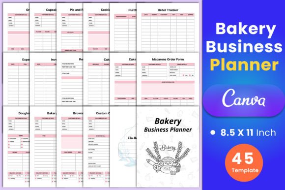 Download Bakery Business Planner Canva Template - Template Collection