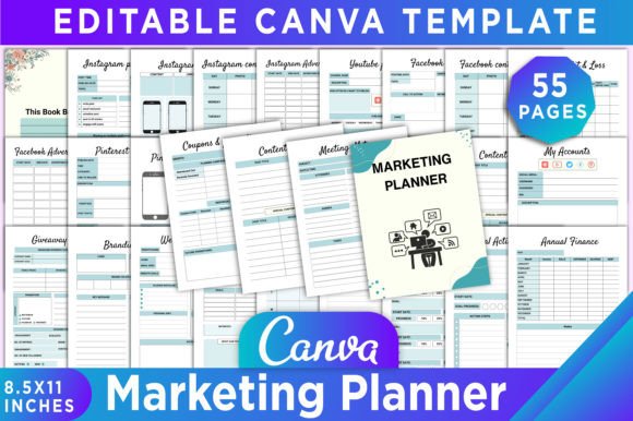Download Marketing Planner Canva Template - Template Collection