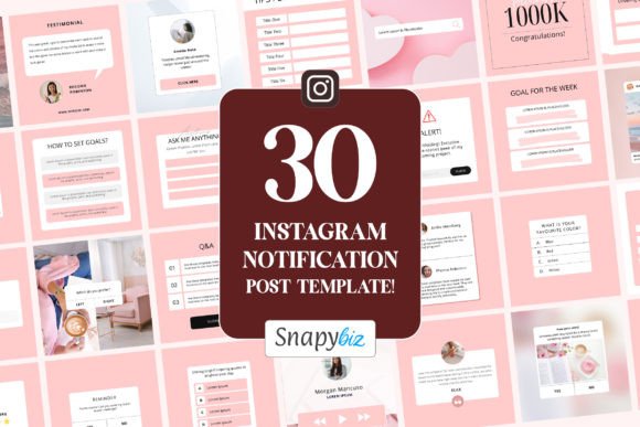 Download Instagram Notification Canva Templates - Template Collection