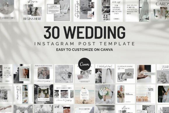 Download Free Wedding Instagram Canva Templates - Template Collection