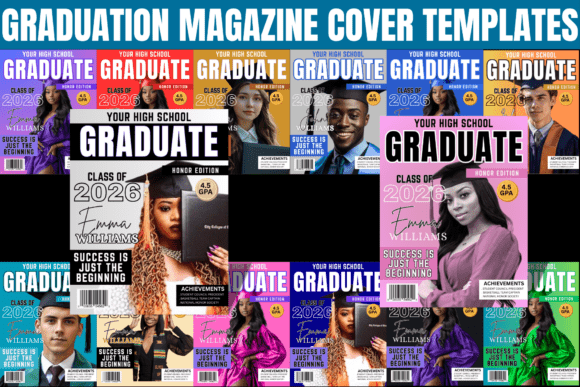 Download Graduation Magazine Cover Templates - Template Collection