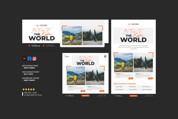 Download Travel Social Media Banner Template - Template Collection