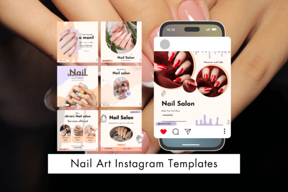 Download Nail Technician Instagram Templates - Template Collection
