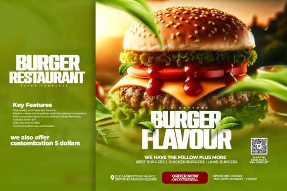 Download Burger Restaurant Flyer Template - Template Collection