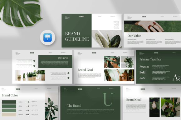 Download Brand Guideline - Keynote Template - Template Collection