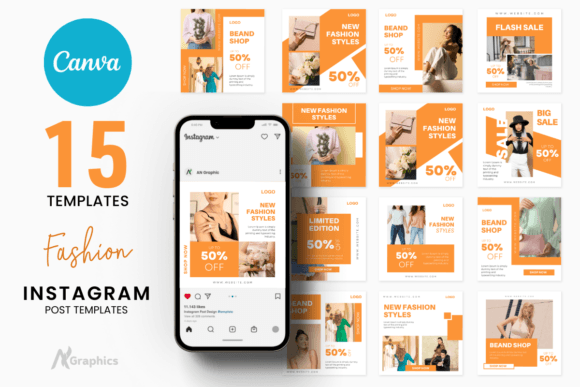 Download 15 New Fashion Instagram Post Templates - Template Collection