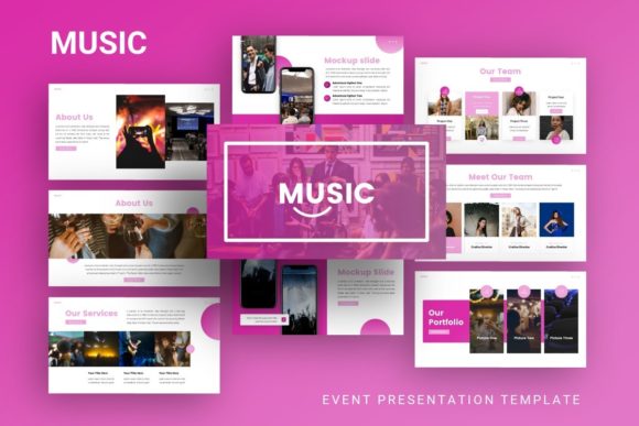 Download Presentation Template - Music - Template Collection