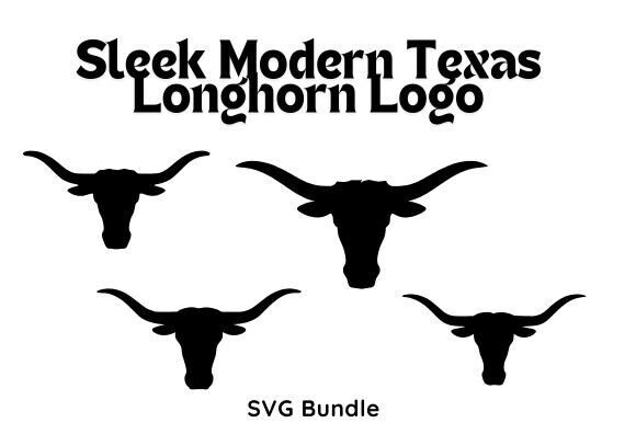 Download Sleek Modern Texas Longhorn Logo SVG - Modern Collection