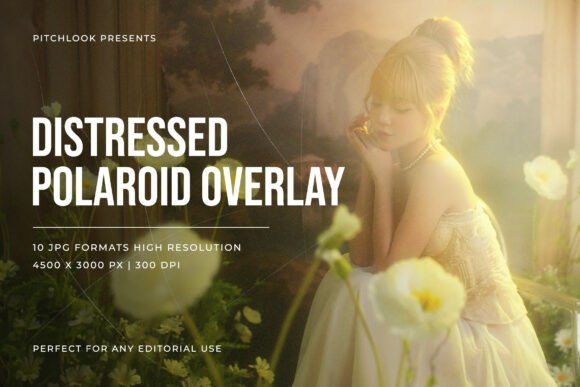 Download Distressed Polaroid Overlay - Premium Resources