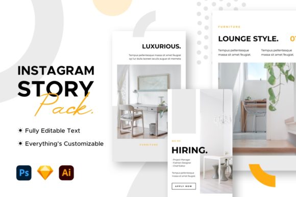 Download Instagram Story Interior Template - Template Collection