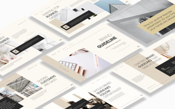 Download Brand Guideline Keynote Template - Template Collection