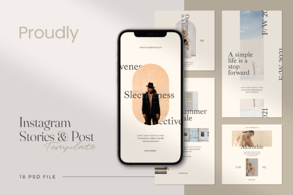Download Proudly Minimalist Social Media Template - Template Collection