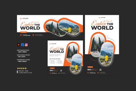 Download Travel Social Media Banner Template - Template Collection