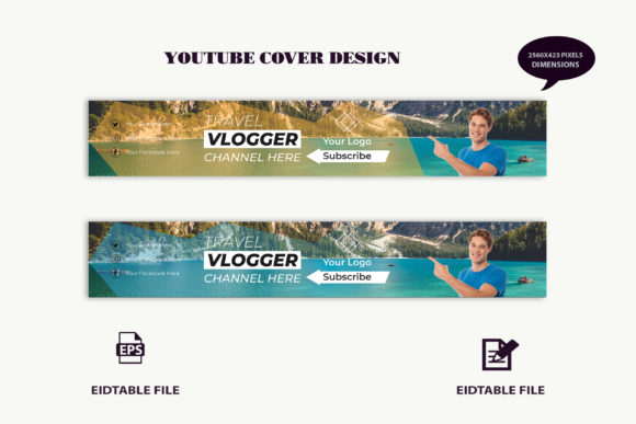 Download Creative Templates YouTube Banner - Template Collection