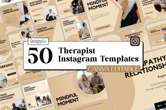 Download Therapist Instagram Canva Templates - Template Collection