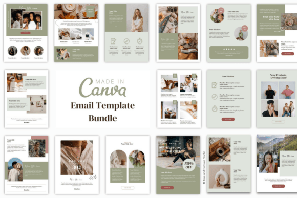 Download Editable Email Marketing Canva Templates - Template Collection