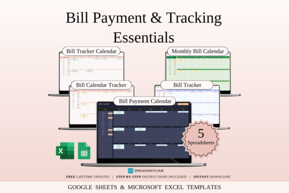 Download Bill Payment Tracker Bundle | Templates - Template Collection