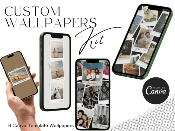 Download Custom Wallpaper Canva Templates Bundle - Template Collection