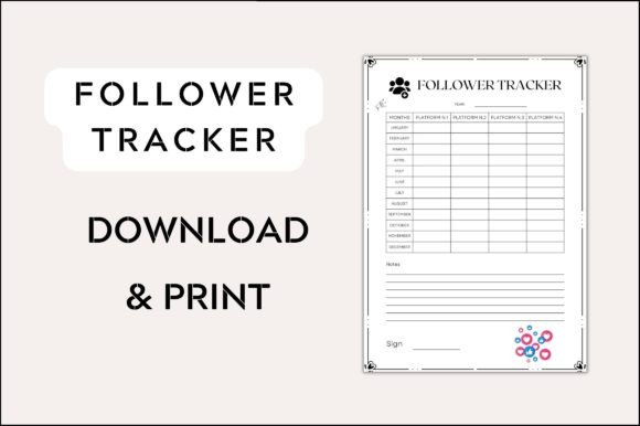 Download Printable Follower Tracker Template - Template Collection