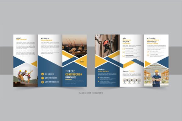 Download Construction Trifold Brochure Template - Template Collection