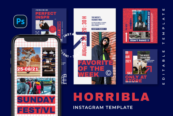 Download Horribla Social Media Template - Template Collection