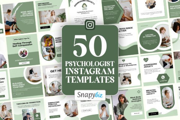 Download Psychologist Instagram Canva Templates - Template Collection