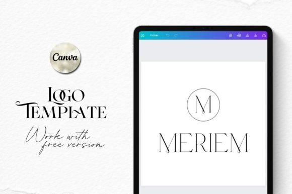 Download Canva Logo Template – Meriem - Template Collection