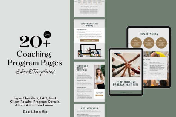 Download Coaching Program Templates | Canva Ebook - Template Collection