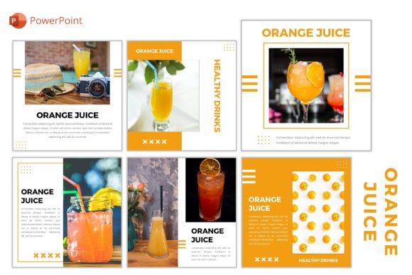 Download Template Instagram Business-Orange Juice - Template Collection