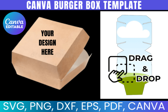 Download Canva Burger Box Template - Template Collection