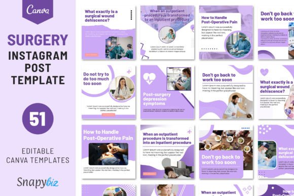 Download Post Surgery Instagram Post Template - Template Collection