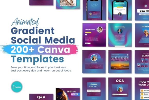 Download Animated Gradient Canva Templates - Template Collection