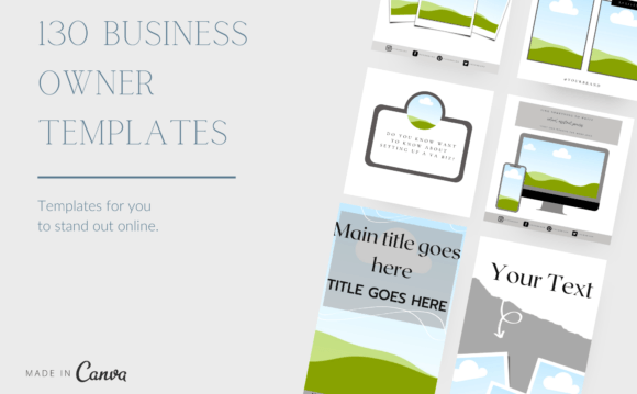 Download Social Media Bundle 130 Templates - Template Collection