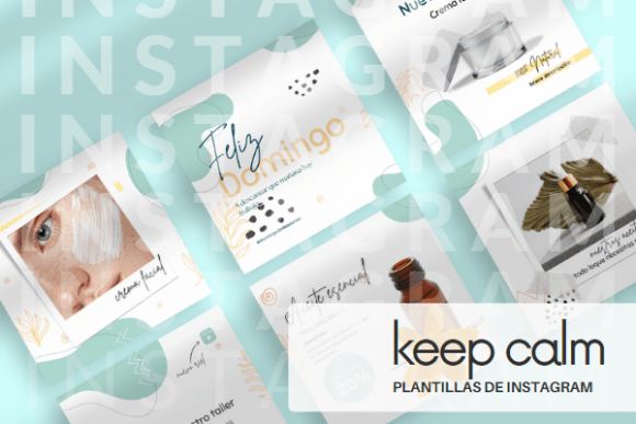 Download Keep Calm - Puzzle Instagram Template (Spanish) - Template Collection