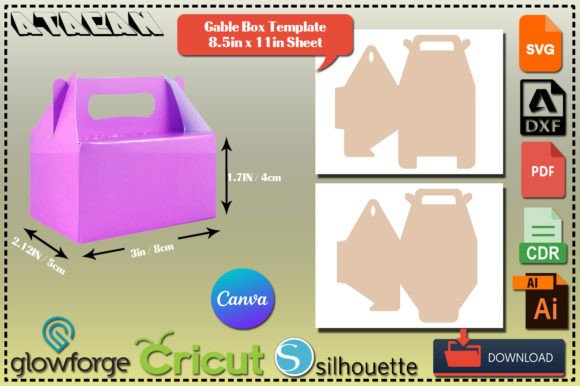 Download Party Favor Box Candy Gift Box Templates - Template Collection