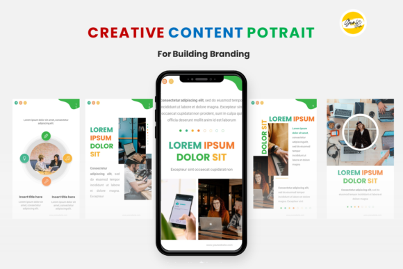 Download Creative Content - Potrait Presentation - Creative content Collection