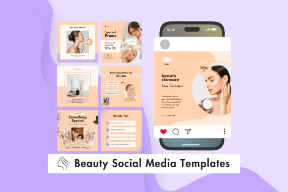 Download Beauty Social Media Templates - Template Collection