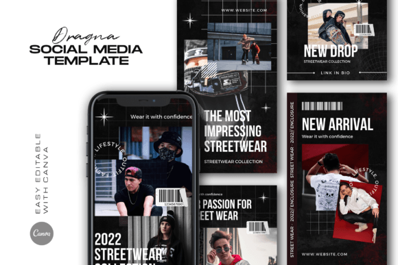 Download Dragna Hype Fashion Instagram Template - Template Collection