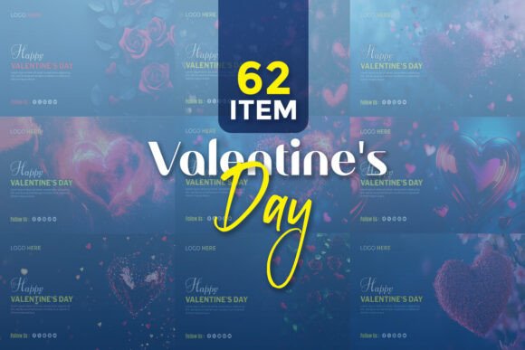 Download Valentine's Day Template Bundle - Template Collection