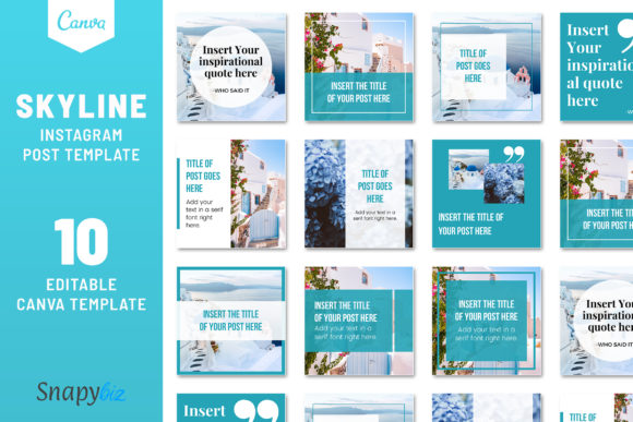 Download Skyline Instagram Template - Template Collection