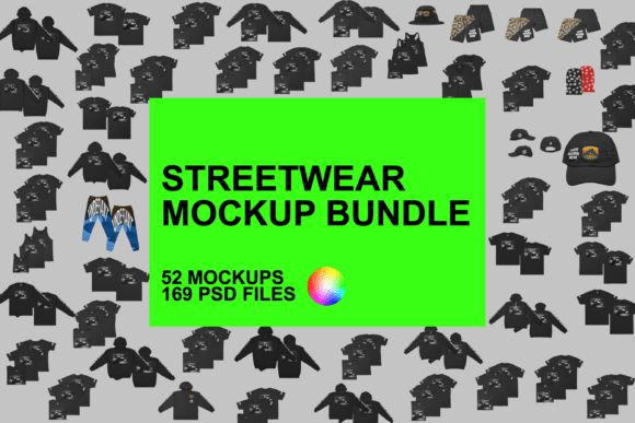 Download Streetwear Mockup Bundle Templates - Template Collection