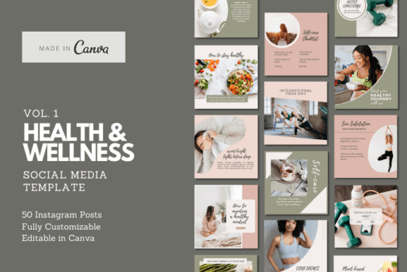 Download Health and Wellness Instagram Template - Template Collection