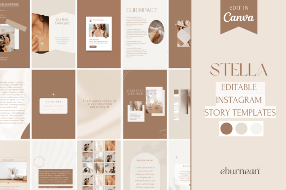Download Boho Instagram Story Templates Canva - Template Collection