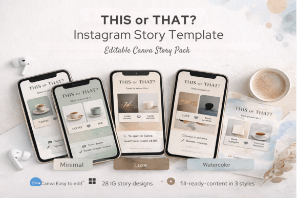 Download This or That Instagram Story Templates - Template Collection