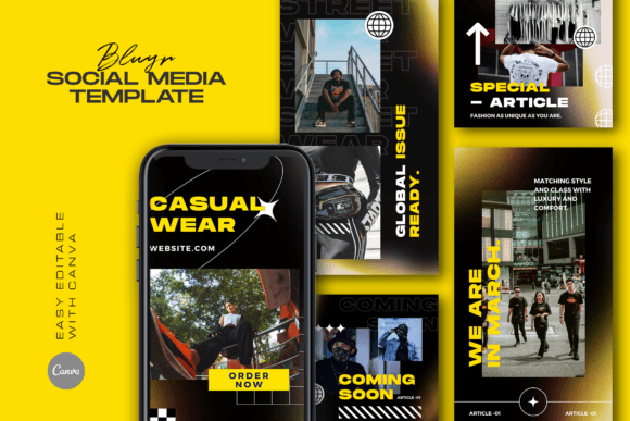 Download BLYUR Hype Fashion Instagram Template - Template Collection