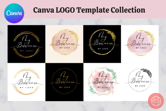 Download Collection of 8 Canva Logo Template - Template Collection