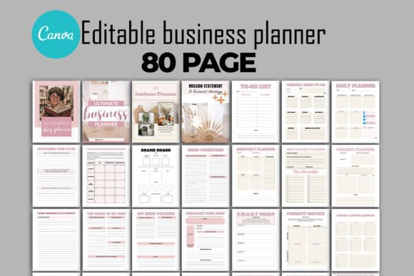 Download Business Planner Canva Templates - Template Collection