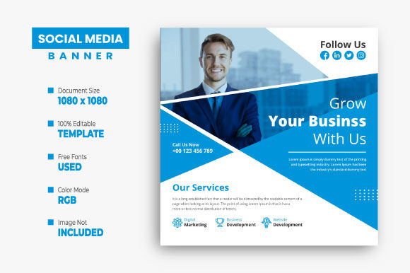 Download Business Instagram Post Template - Template Collection