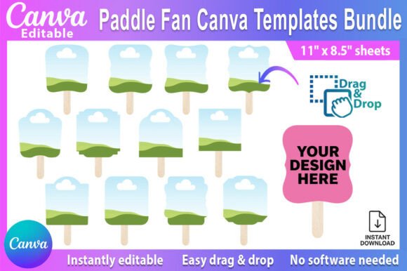 Download Editable Paddle Fan Canva Templates - Template Collection