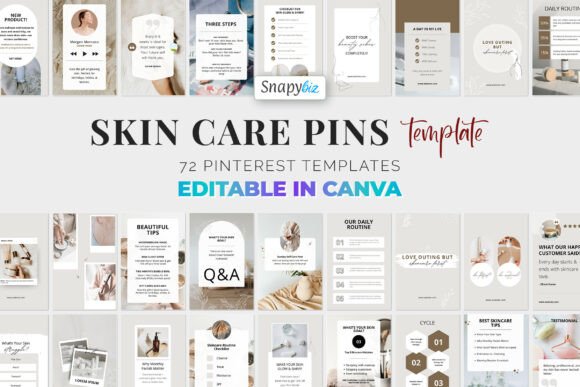 Download Esthetician Pinterest Canva Templates - Template Collection